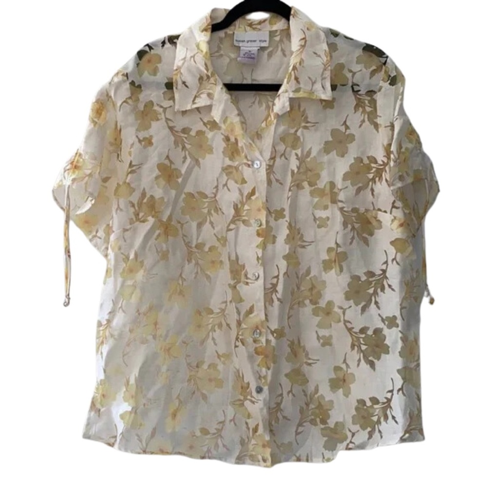 Y2K Style Sheer Top